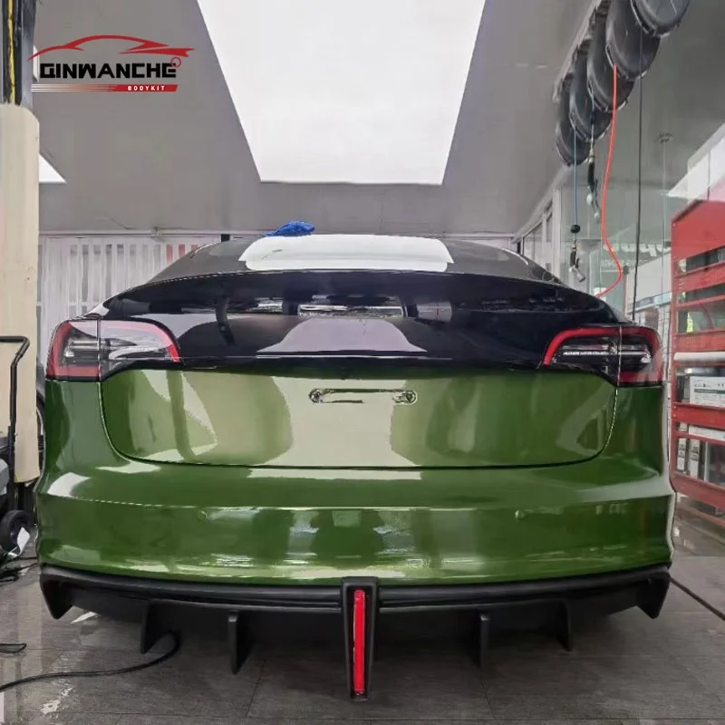 New Arrival Robot Style Bodykit for Model 3 High Quality Used Front Bumper Rear Bumper Spoiler Engine Hoods Upgrade