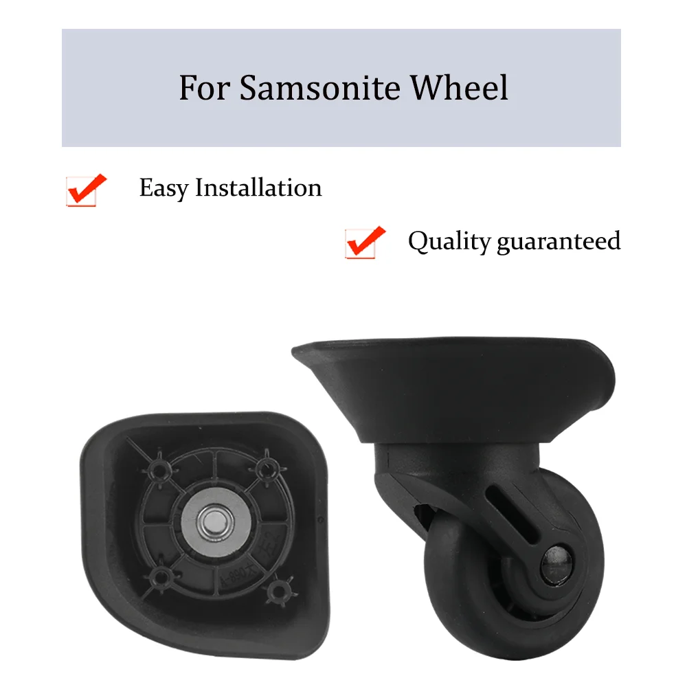 

For Samsonite Universal Wheel Branded Luggage Accessories Trolley wheels Replacement Wear-resistant Smooth Silent Anti-slip