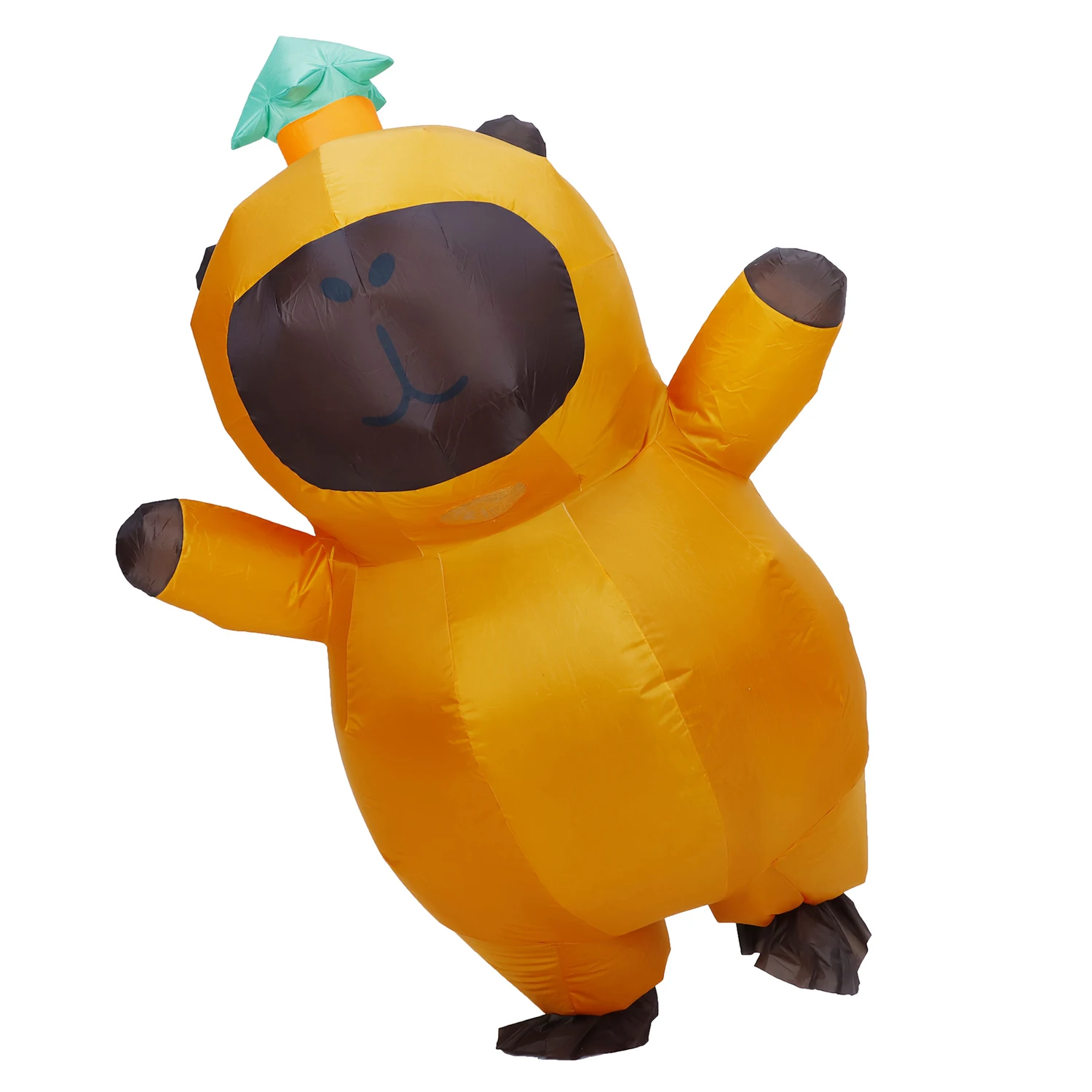 Capibara Costume Inflatable for Adult Fancy Halloween Cartoon Cosplay Party Dress Performance Inflated Garment Air Blow Suit