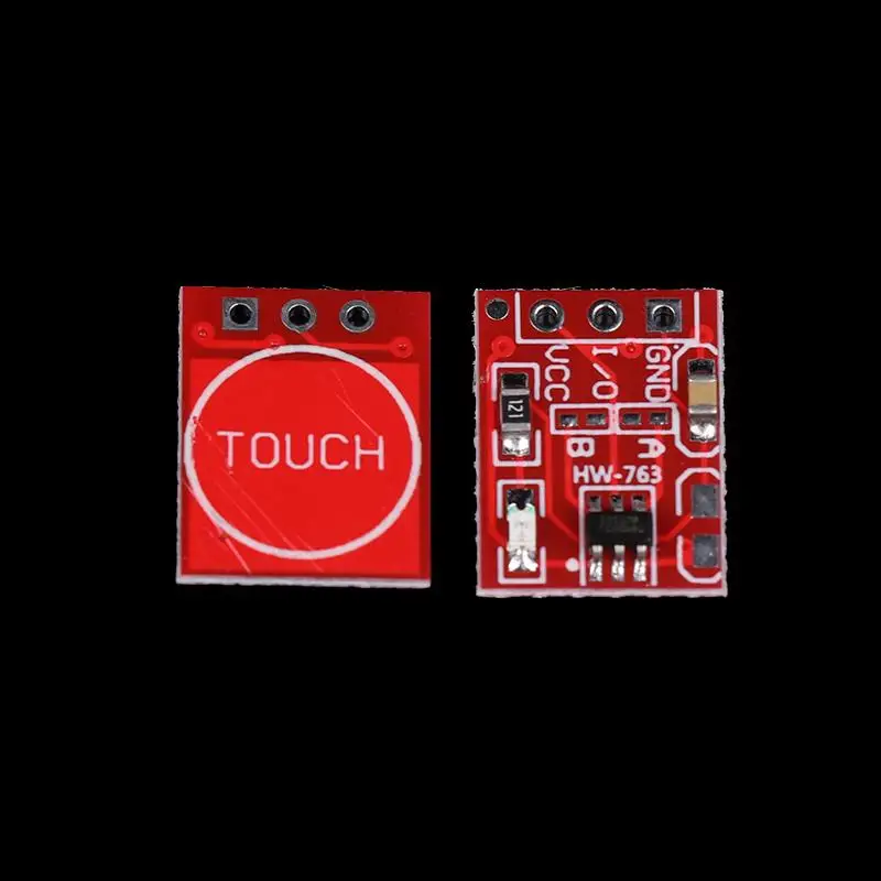 10 PCS TTP223 Módulo de chave de toque com travamento automático / interruptor capacitivo momentâneo Módulo de canal único