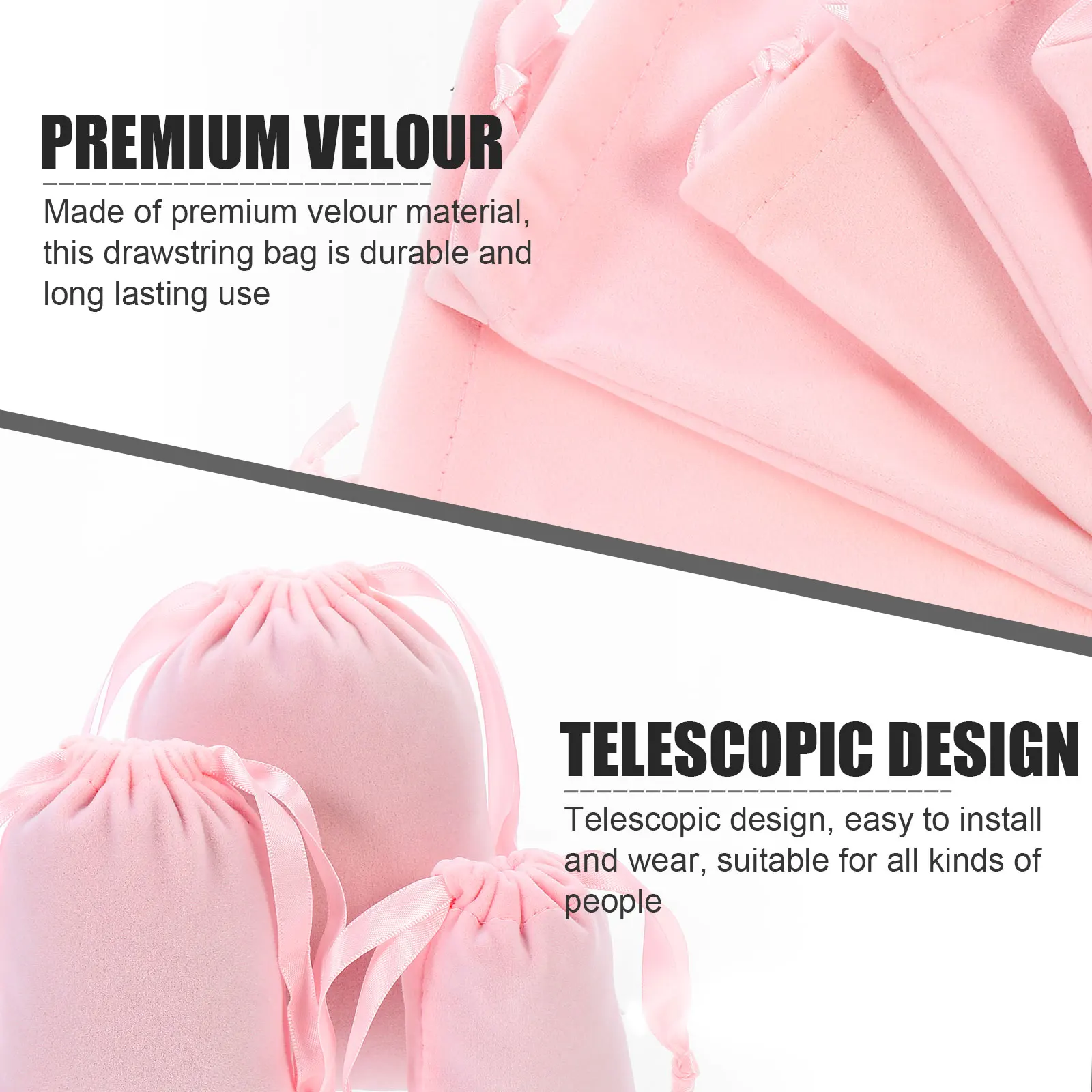 

6 шт., сумка для ювелирных изделий, велюровая сумка премиум-класса на шнурке для хранения подарка, ожерелье для макияжа, портативный держатель для мелких предметов