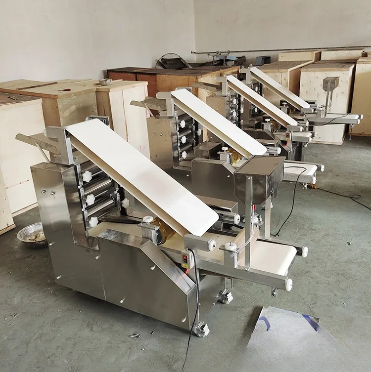 Fully automatic Baijimo machine multi-functional biscuit machine fire Koufu naan pizza production line equipment