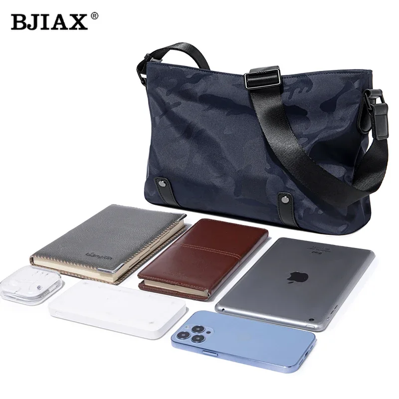 BJIAX Crossbody Bag Men Casual Bag Fashion Trend Camouflage Large Capacity Shoulder Bag New Waterproof Commuter Backpack for Men