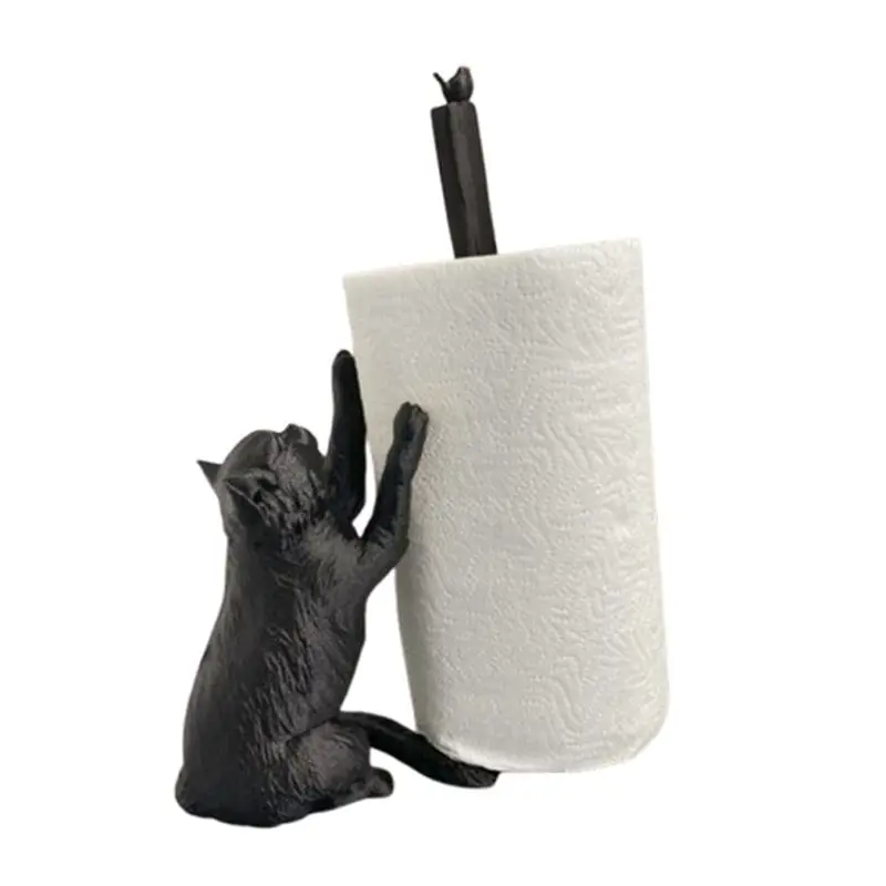 

ABWZ-Cat Paper Towel Holder,Countertop Paper Towel Holder,Cat Paper Organizer,Cat Paper Towel Stand For Kitchen Decoration