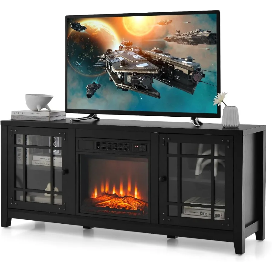 58 Wooden Fireplace… - image