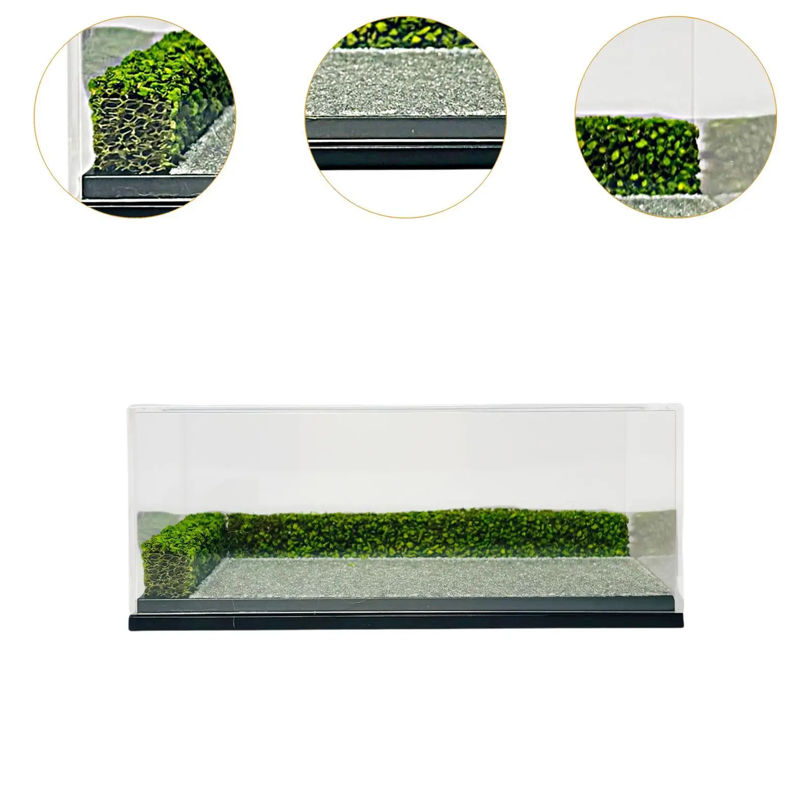 Présentoir de voitures modèles ABS, boîte de rangement de Collection anti-poussière pour Kit de voiture jouet 1/64, accessoires