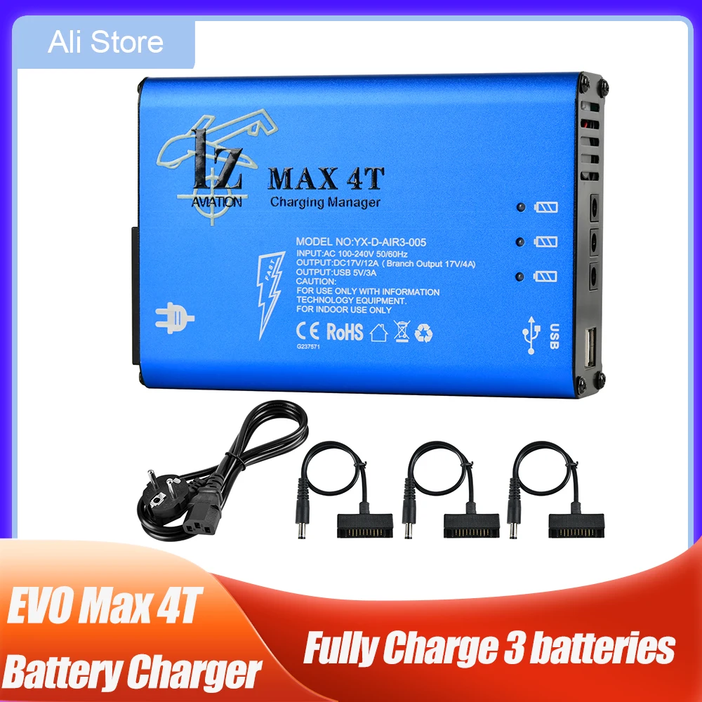 

Professional 17V Camera Drone Multi-Charger over-voltage Protection Battery Charger for Autel Robotics EVO Max 4T