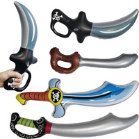 1/4pcs Inflatable Pirate Weapons Set for Kids Party Favors Cosplay Sword Birthday Party Supplies Pool Swimming Party Decorations