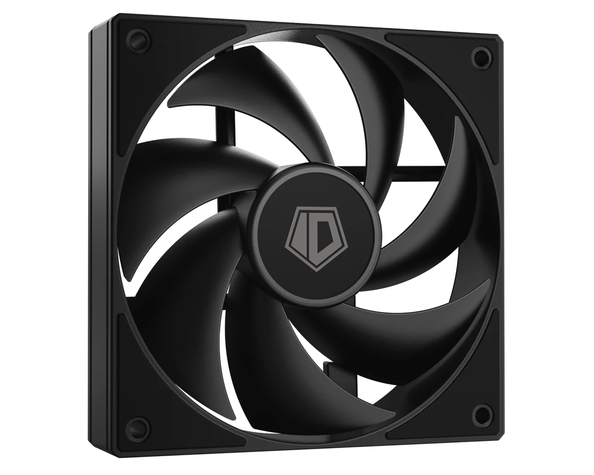 ID-COOLING AF-125-K 120mm Case Fan FDB PC Fan Daisy Chain Connector Computer Fans for Radiator/CPU Air Cooler/Computer Case