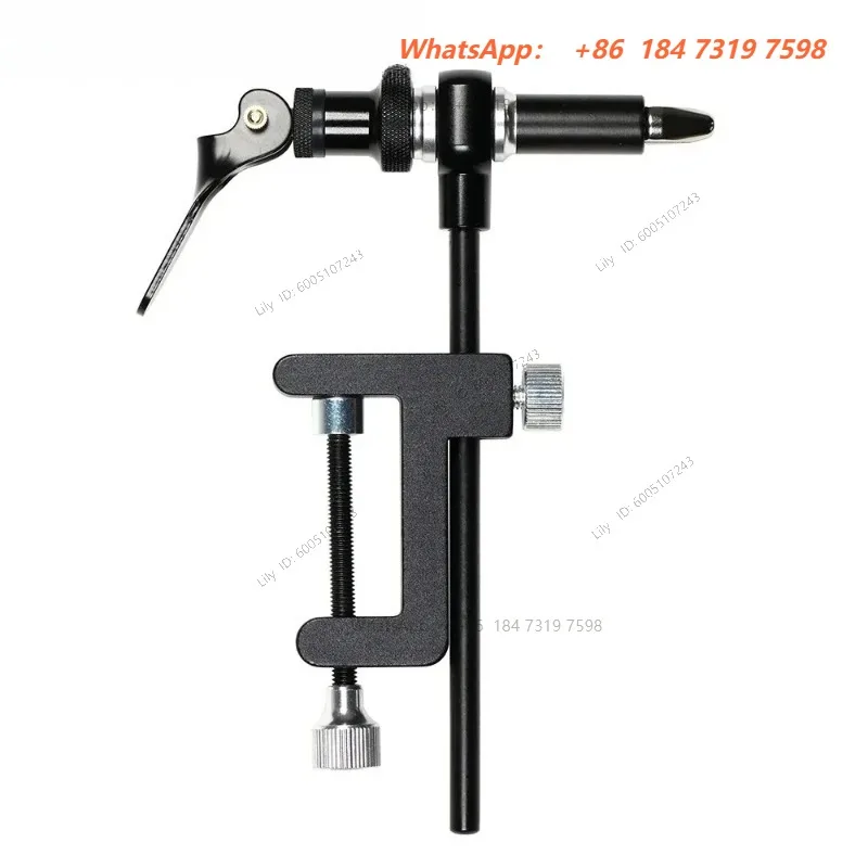 Fly Hook Tying Pliers & Vise Fly Tying Tools Safety Holding for Fly Hook Knotter Winder 360° Rotatable Tying Vise