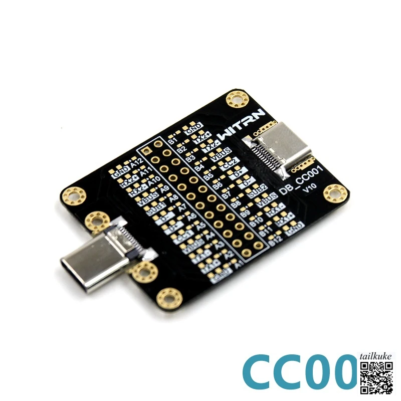

CC001 TYPE-C Rotating Female Connector Adapter Board Type-C Test Board Test Fixture
