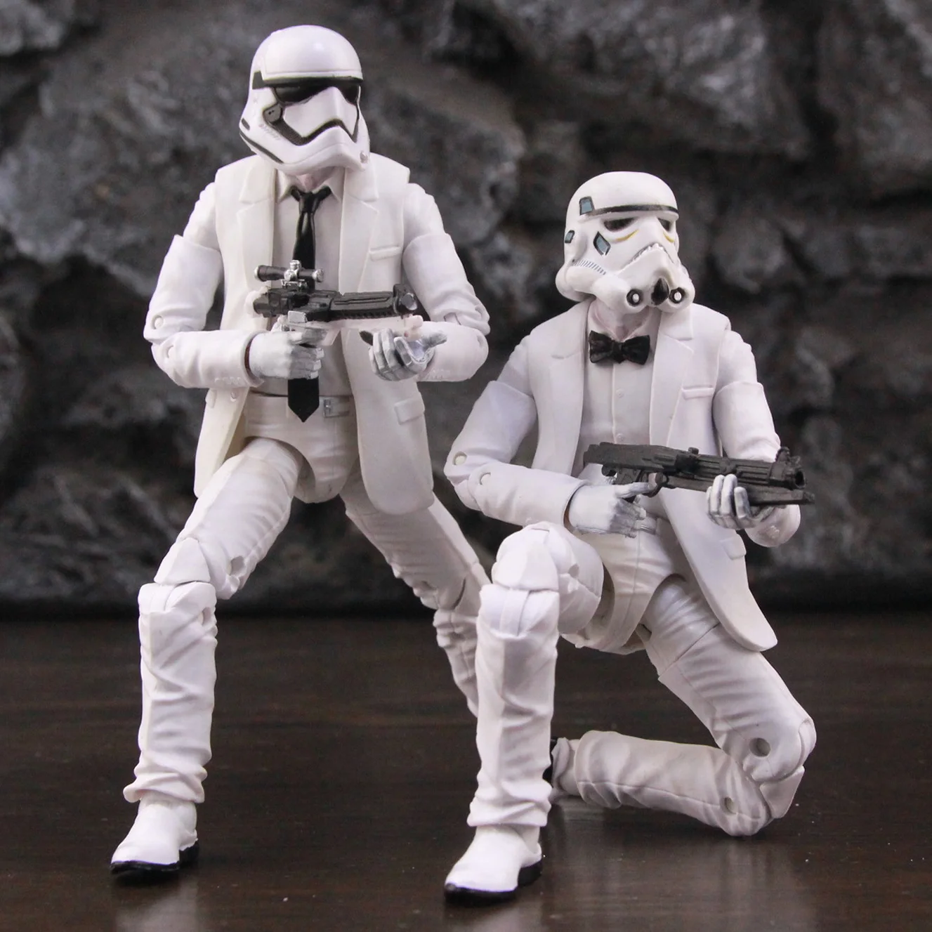 Star Wars Sir Imperial Army Storm trooper erste Ordnung Phase 2 II Bogen angriff des Soldaten 6 "Action figur Klon Spielzeug Puppen modell