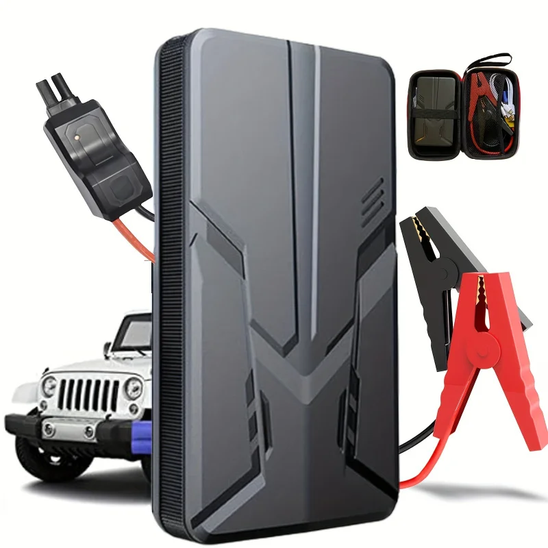 

Car Starter，30000mAh，BeltLEDLight Portable Car Battery Pack，Clip，Applicable to Most1.85Gallon Gasoline