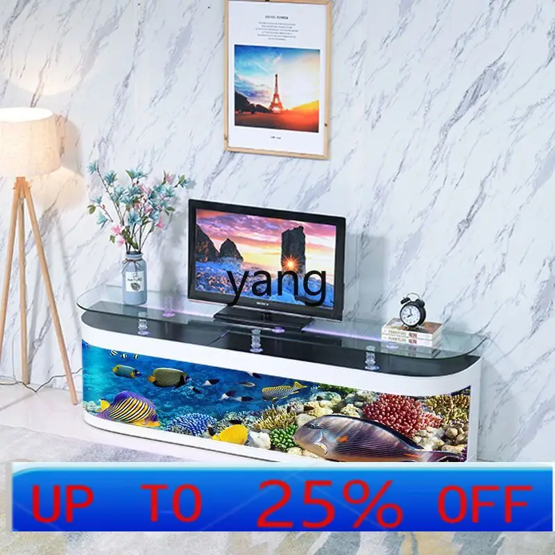 LMM  large ecological water-free fish tank aquarium floor-to-ceiling glass bar