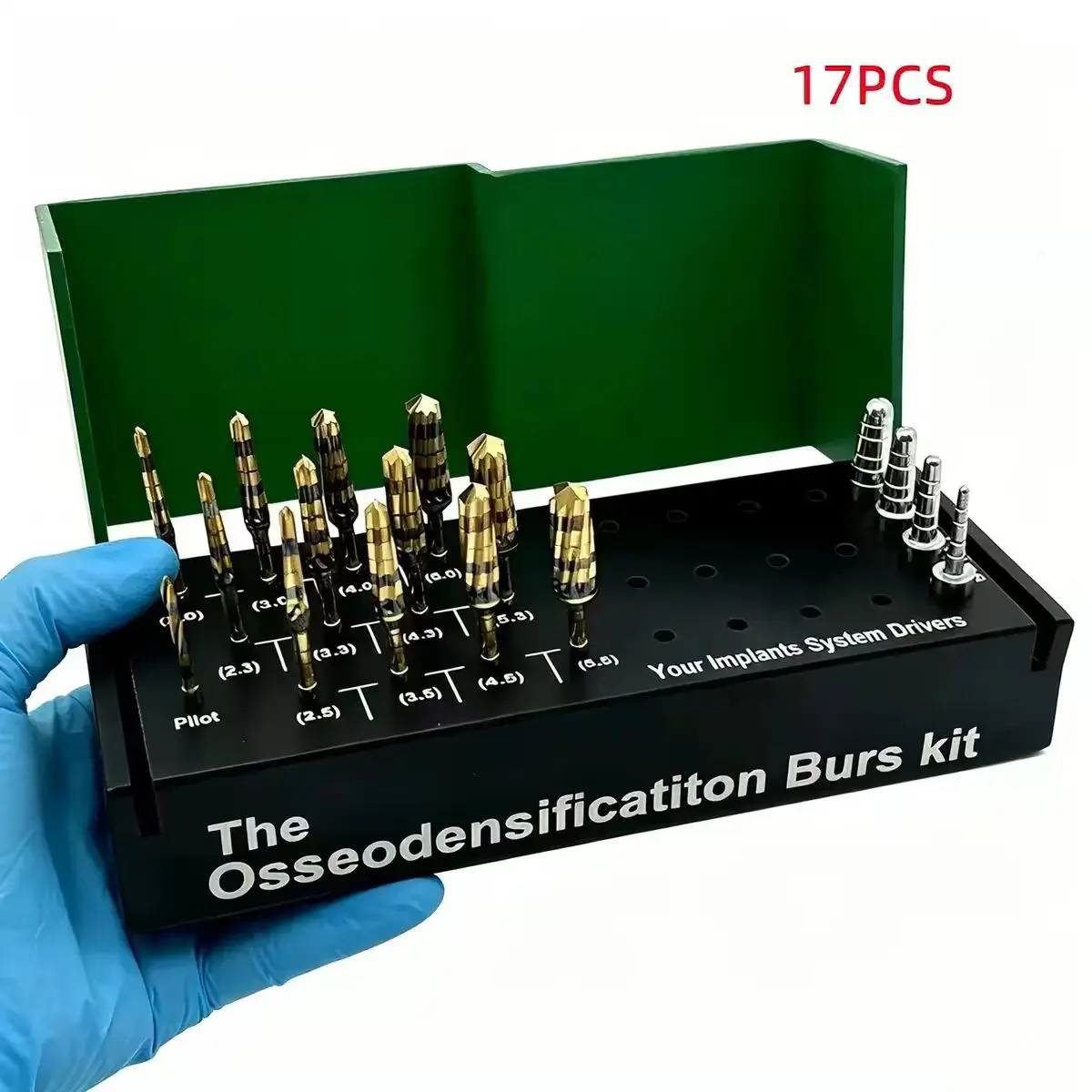 Dental implant twist drill positioning drill reaming skin gum opening implant guide 29-piece set