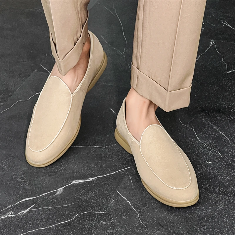 New Loafers for Men Pu Business Men Summer Shoes Dress Handmade Size 38-46  Zapatos De Vestir Hombre