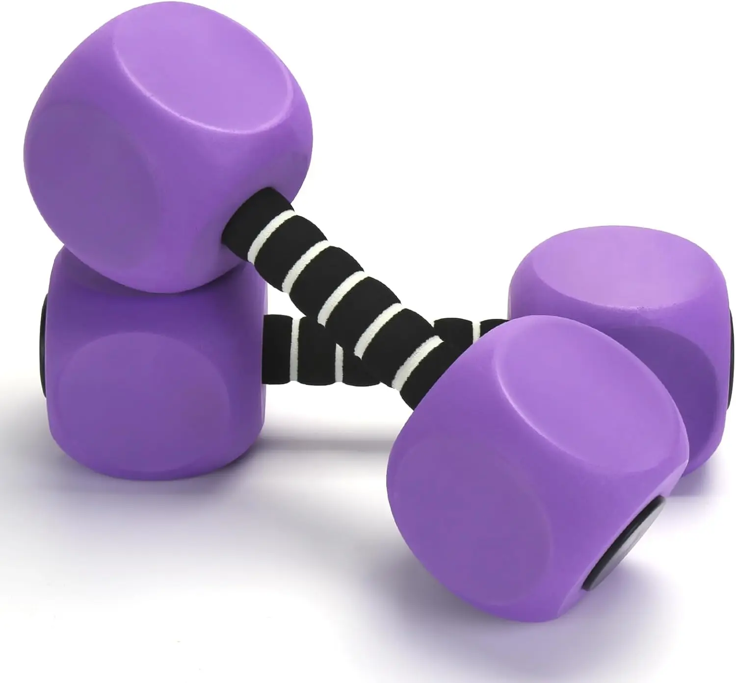 

2-Pack EVA Foam Water Dumbbells for Aquatic Exercise, Lightweight & Ergonomic Grip