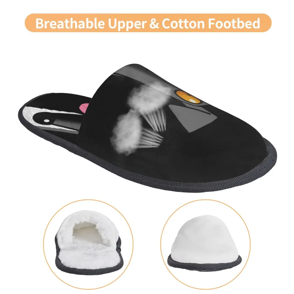 Custom Funny Cartoon Greyhound Soft Memory Foam House Slippers Women Whippet Sighthound Dog Comfy Warm Anti-Skid Slipper - view 3
