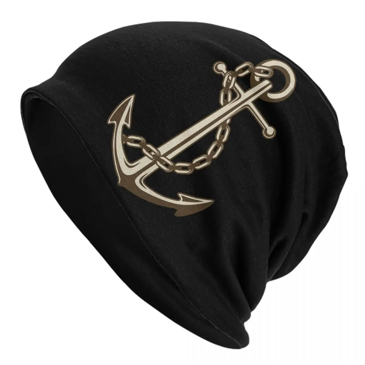 Custom Anchor Skullies Beanies Caps For Men Women Unisex Outdoor Winter Warm Knitting Hat Adult Nautical Sailor Bonnet Hats