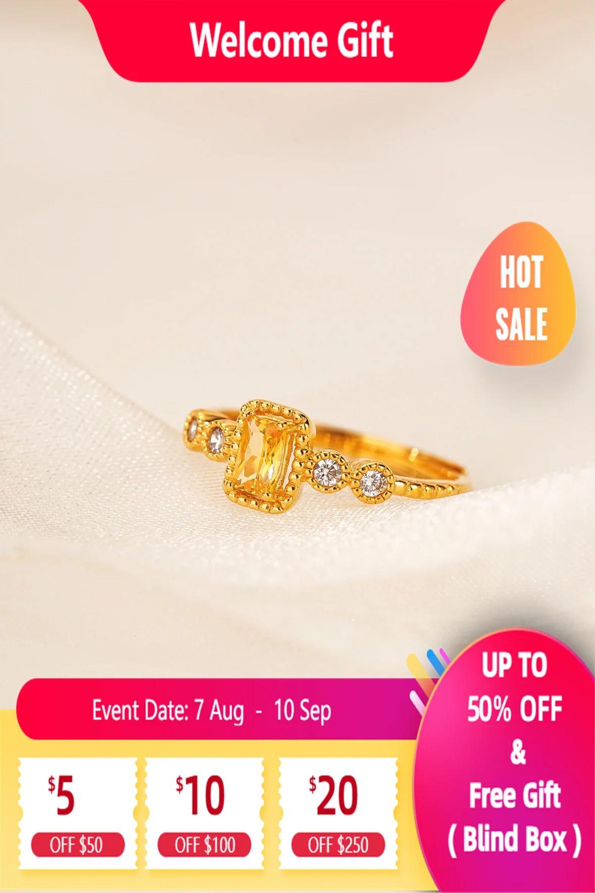 

Lium Gems Cushion Cut Cubic Zirconia 925 Sterling Silver 24k Gold Vermeil Engagement Rings