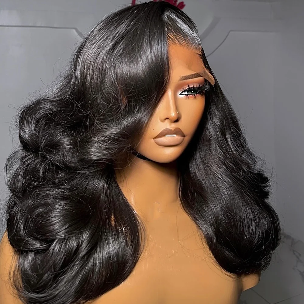 

Body Wave Bob Wig 13x4 Lace Frontal Human Hair Wigs Brazilian 100% Human Hair For Black Women 220% Density Short Bob Wig 10 Inch