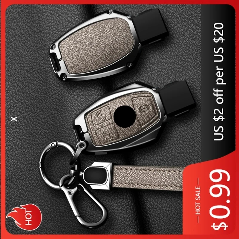 

Для MERCEDES-BENZ Hub Caps из сплава, чехол для автомобильного ключа, брелок для Mercedes Benz A C E S Class W213 W222 W223 W205 W206 W21