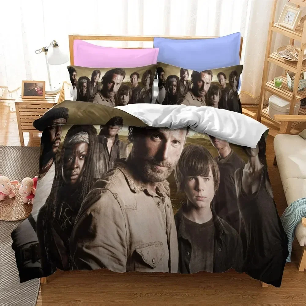The Walking Dead Bedding Set Single Twin Full Queen King Size Bed Set Aldult Kid Bedroom Duvetcover Sets 3D Print Hip Hop