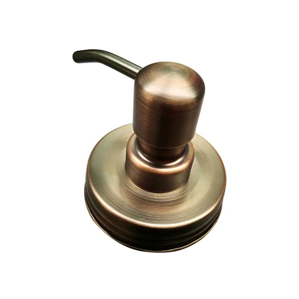 

Metal Pump Head Replacement Soap Dispenser Lotion Stainless Steel Press Type Fits Most Bottles Reusable Bathroom Kitchen High