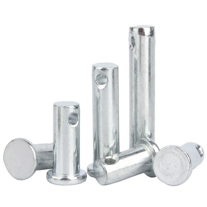 M4 M5 M6 M8 M10 M12 M14 M16 M18 Carbon Steel With Hole Pin Shaft Cotter Pin Set Flat Head Cylindrical Pins Plug Positioning Pins image 5
