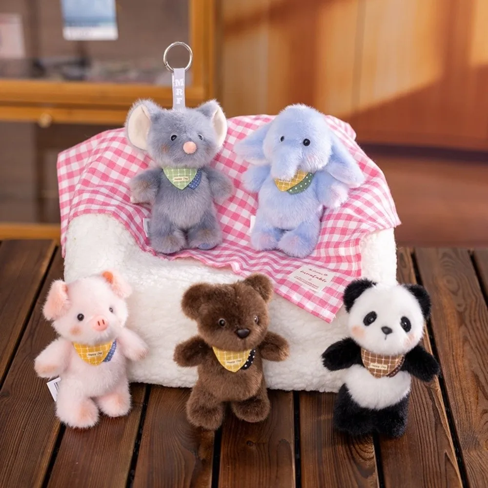 

Плюшевый брелок-подвеска в виде животного, 14 см, в стиле каваи, с мультяшным дизайном, высококачественная декоративная игрушка, украшение для рюкзака, компаньон для стола