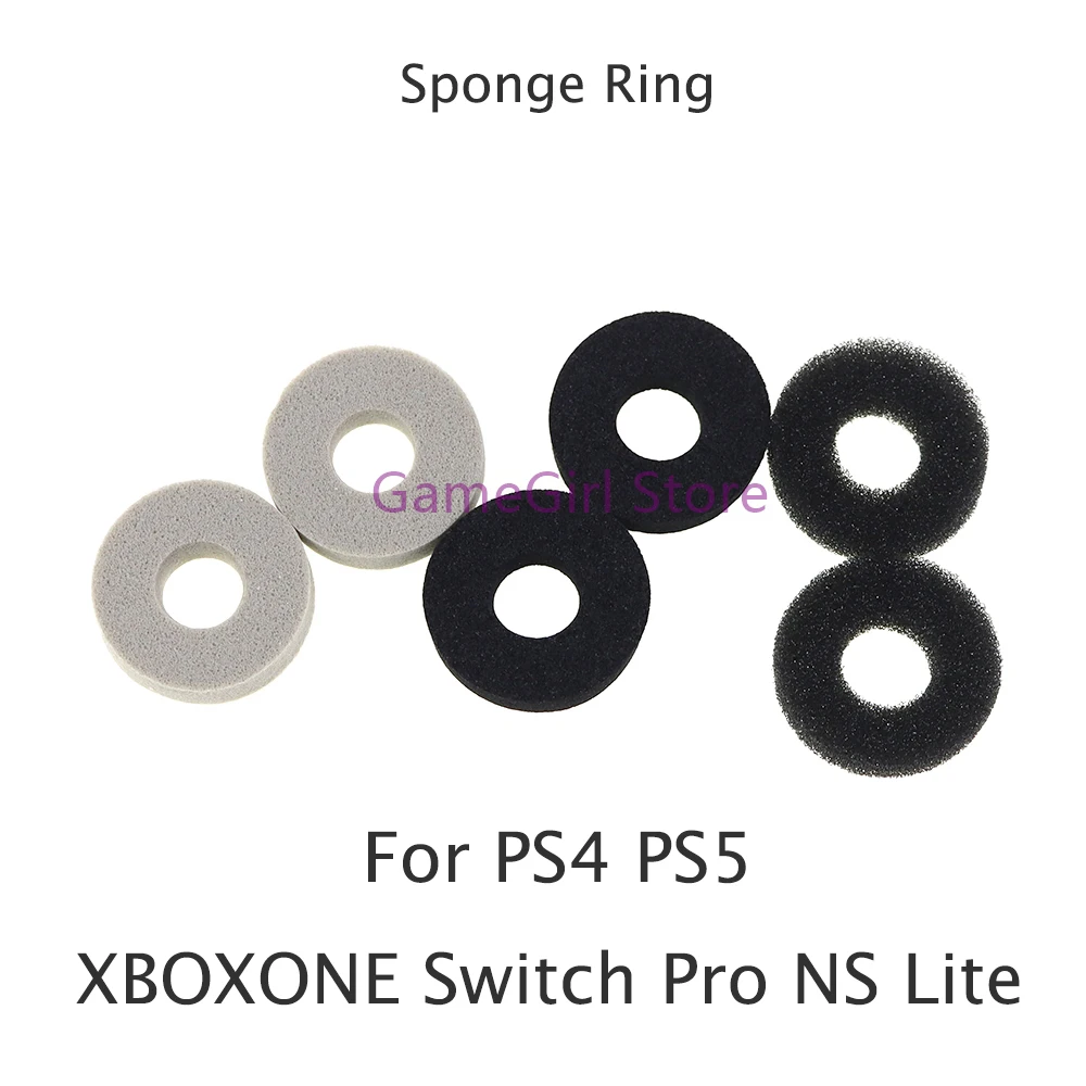 600pcs For Switch Pro/PS4 /Xbox One/PS5 Sponge Auxiliary Ring Positioning Sleeve Shock Absorbers Analog Joystick