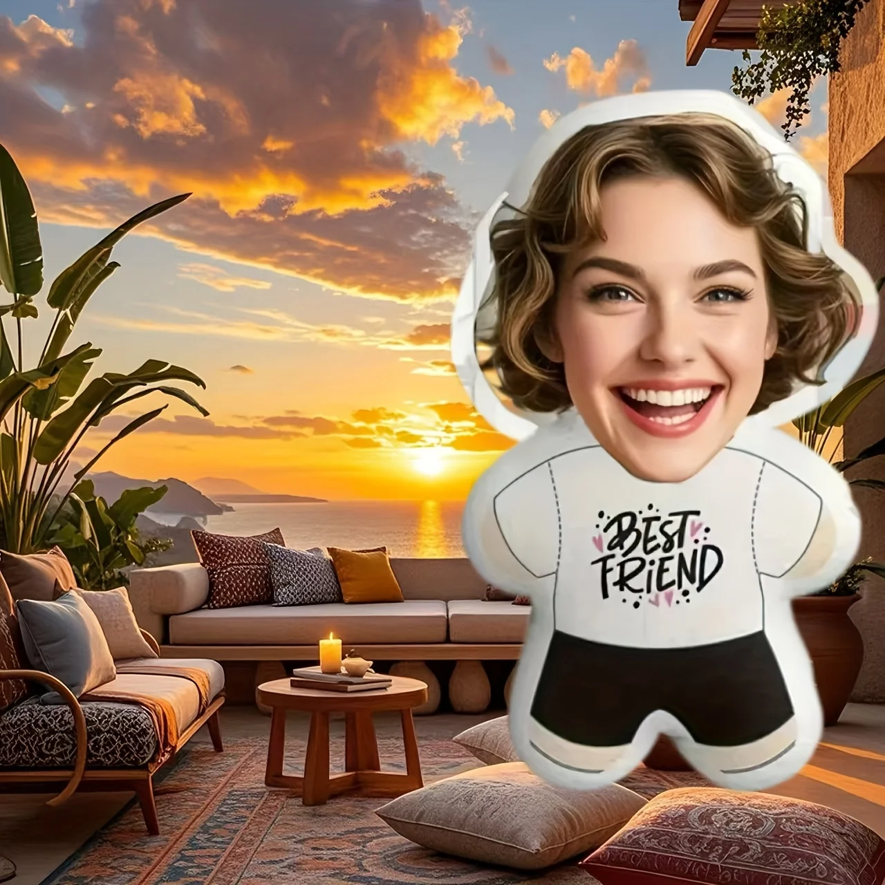 

Настраиваемая мини-плюшевая подушка, милая подушка для объятий перед сном, подходит для влюбленных, диванная подушка, мягкая подушка с зажимом для ног, реалистичный 3D-двойв