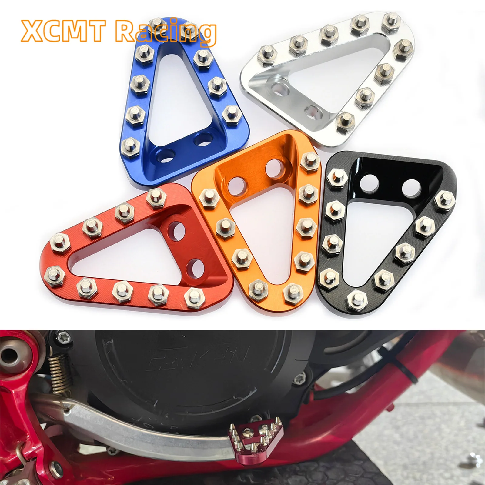 Motorcycle Rear Brake Pedal Lever Step Plate Tip For KTM SX SXF XC XCF XCW EXC EXCF 125 150 250 300 350 400 450 500 2016-2022