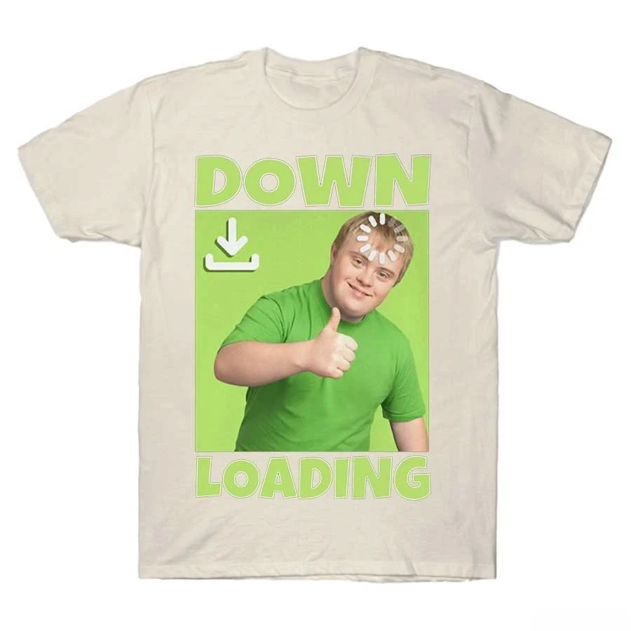 Down Loading Funny T-shirt for Women T Shirts Short Sleeve Tops