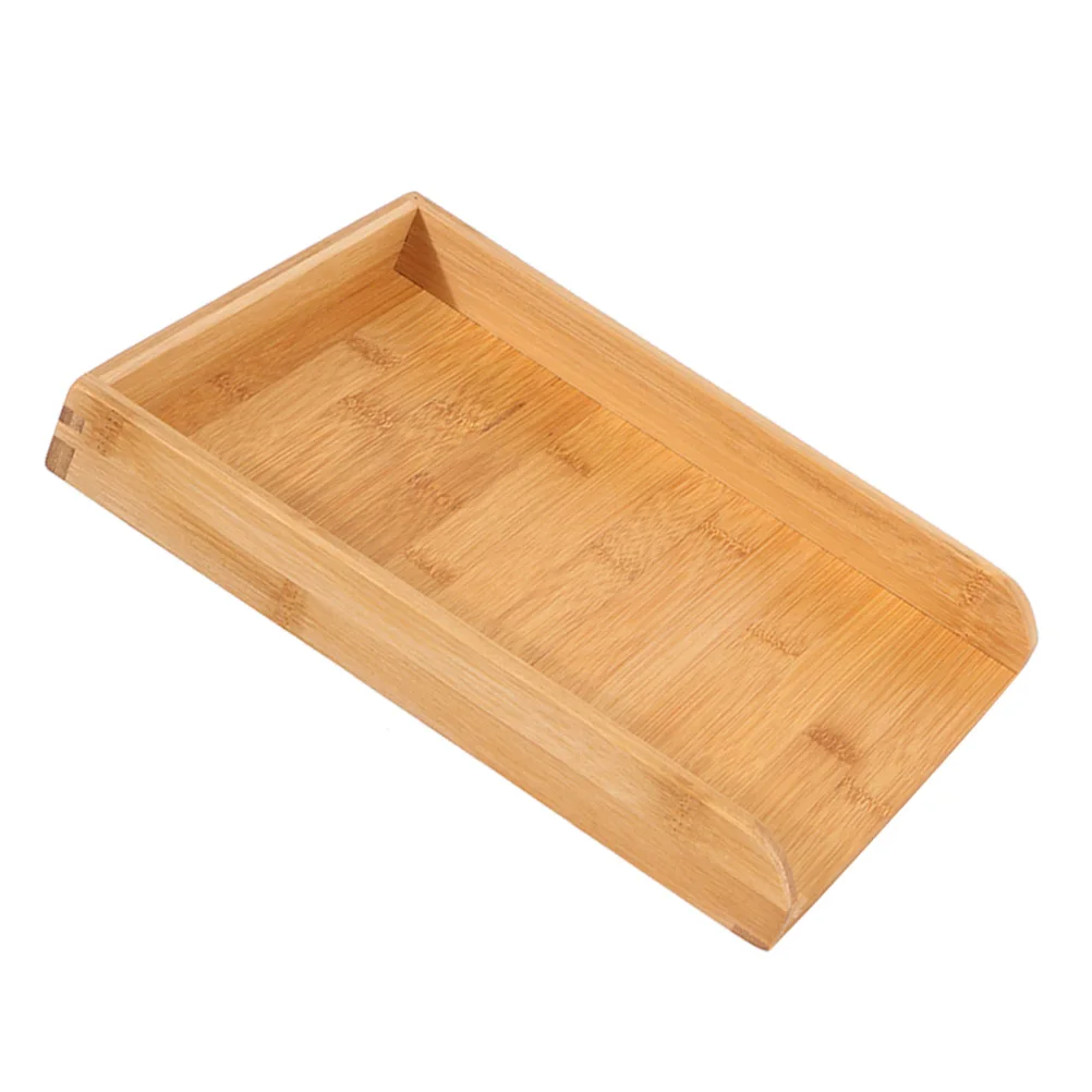 

Bamboo Serving Tray for Dumplings Wontons Multifunctional Kitchen Trays Stackable Home Use Storage Solution