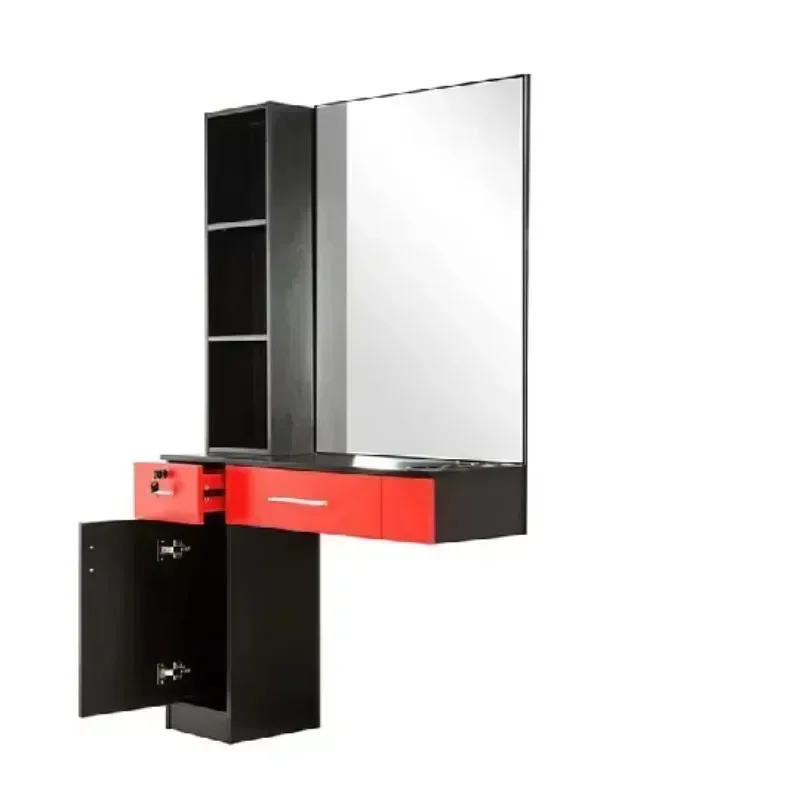 Modern hair salon equipment beauty barber single mirror station stylist station Hot sales
