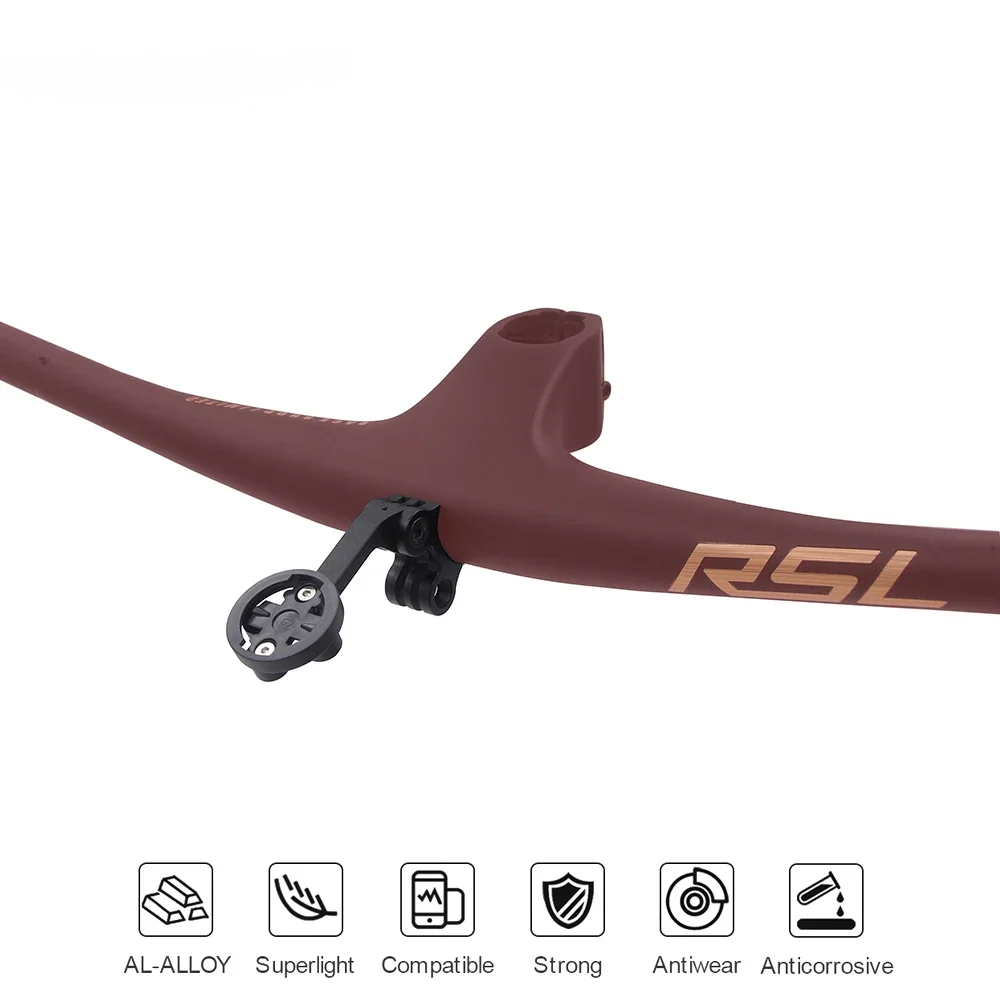 

For Trek Bontrager RSL MTB Handlebar Computer Mount Speedometer Out-front Gopro Combo Mount for Garmin Wahoo Bryton IGPS
