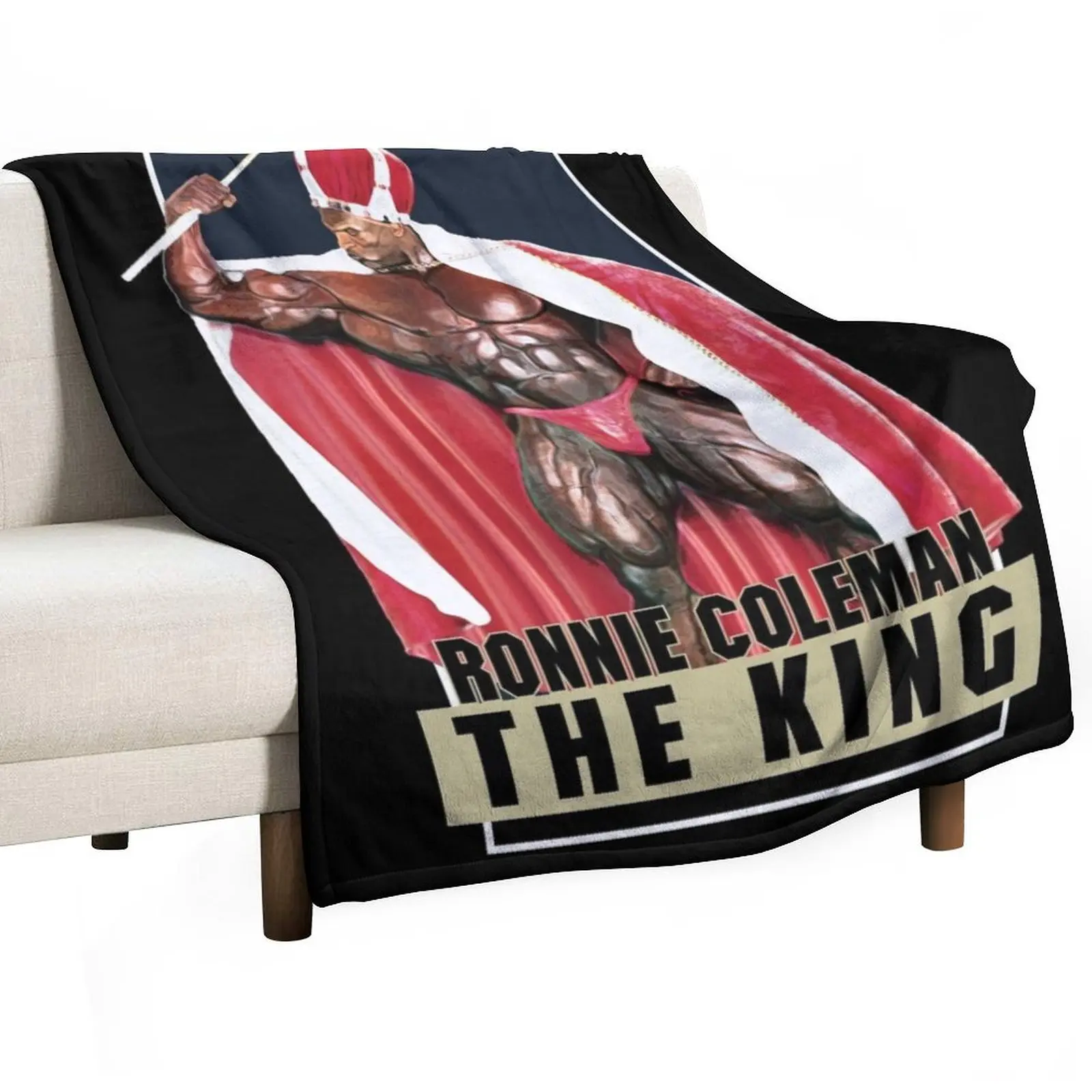 

Ronnie Coleman The King Throw Blanket Quilt Decorative Beds Blankets