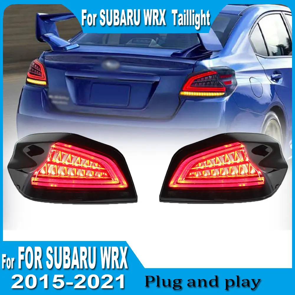 

Car LED Taillights For Subaru WRX 2015 2016 2017 2018 2019 2020 2021 WRX STI Rear Tail Lamps Sequential Turn Signal Assembly