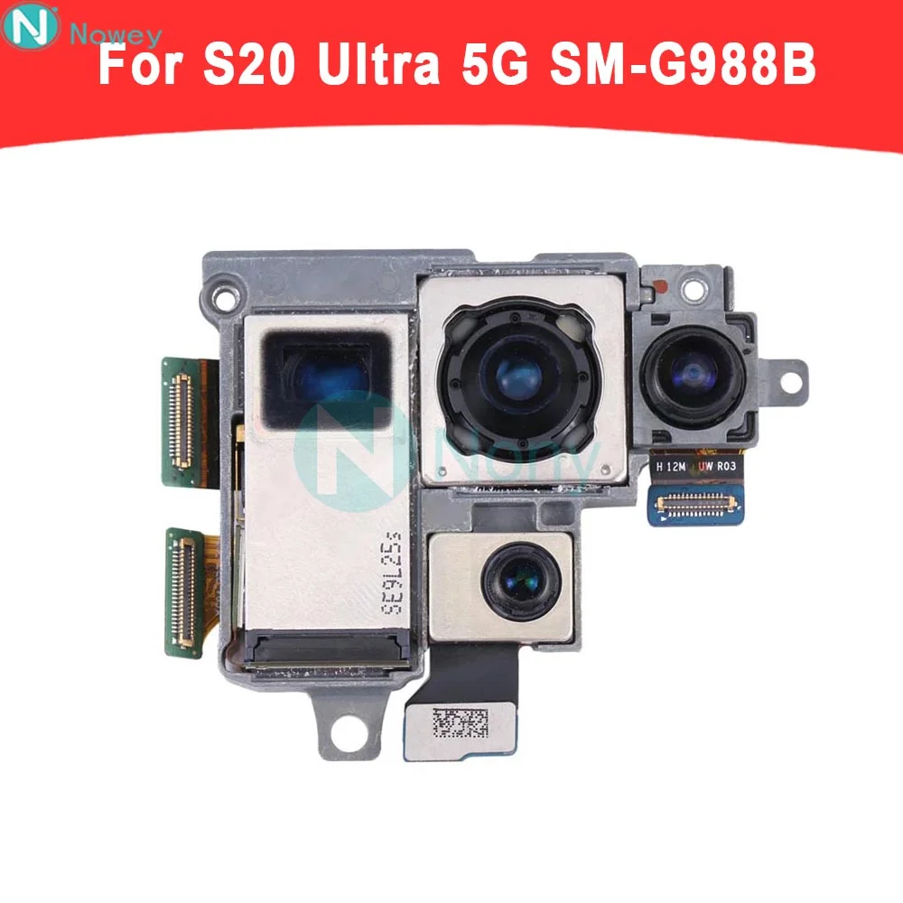 Nowey G988B Camera Set Flex For S20 Ultra 5G SM-G988B Mobile Phone Main Camera Set Telephoto Depth Wide Replacement Parts