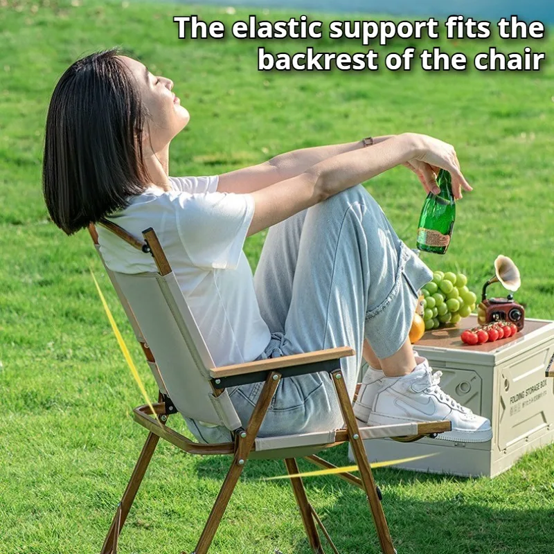 Comfortable Armrest Folding Chair Travel Leisure Fishing Household Durable Camping Chair Outdoor Portable Camping Furnishings