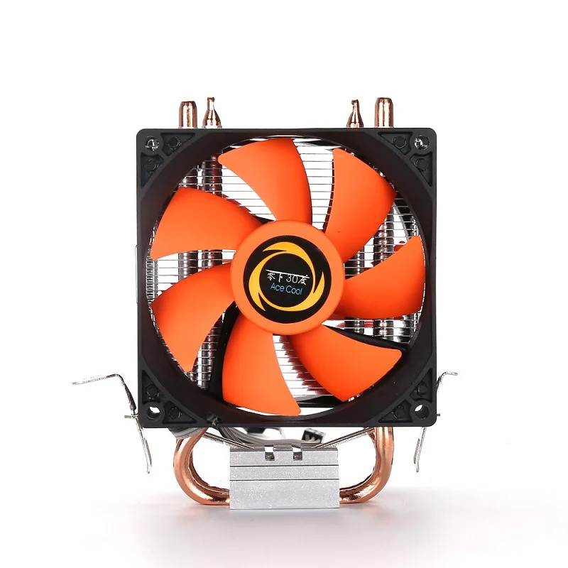 Dual Fan CPU Fan, Dual Heat Pipe Copper Pipe, Strong Heat Dissipation, Applicable To AMD Intel Heatsink