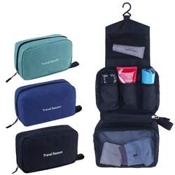 Hanging Travel Toiletry Bag for Men and Women Waterproof Makeup Cosmetic Beautician Folding Bag Bathroom and Shower Organizer