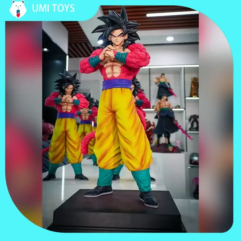 

53cm Jt Anime Dragon Ball Son Goku Figures Super Saiyan 4 Goku Action Figure Pvc Statue Model Decora Doll Toys Birthday Gifts