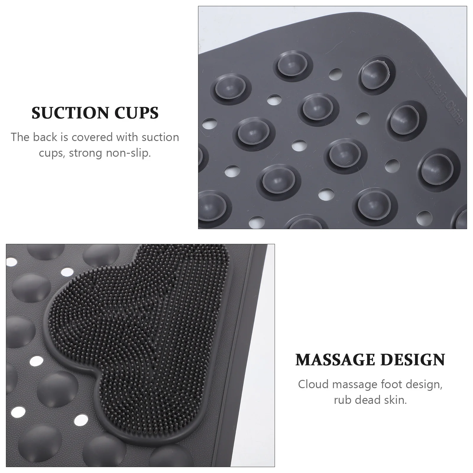 

1 pc Anti-Slip Mat Bathroom Floor Mat Non-Slip Rubber Doormat Shower Bathtub Waterproof Cushion Home Use Portable Shower Carpet