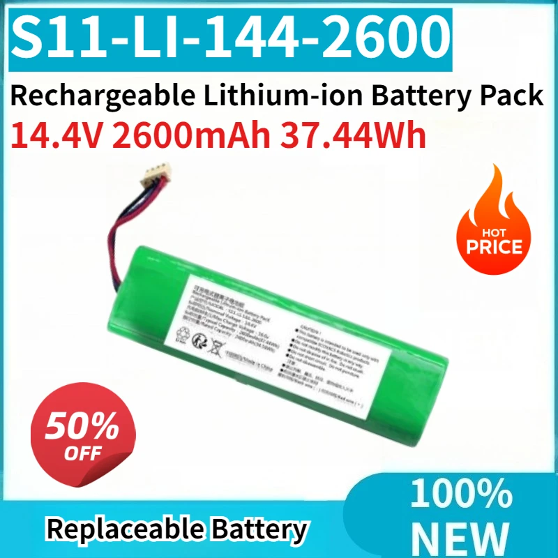 

High Quality Brand New S11-LI-144-2600 14.4V 2600mAh 37.44Wh Rechargeable Lithium-ion Battery Pack