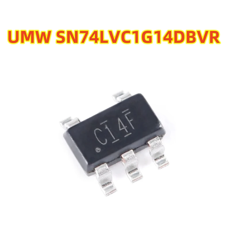 Original genuine UMW SN74LVC1G14DBVR SOT-23-5 Schmidt flip-flop non-gate logic chip 100% brand new chip