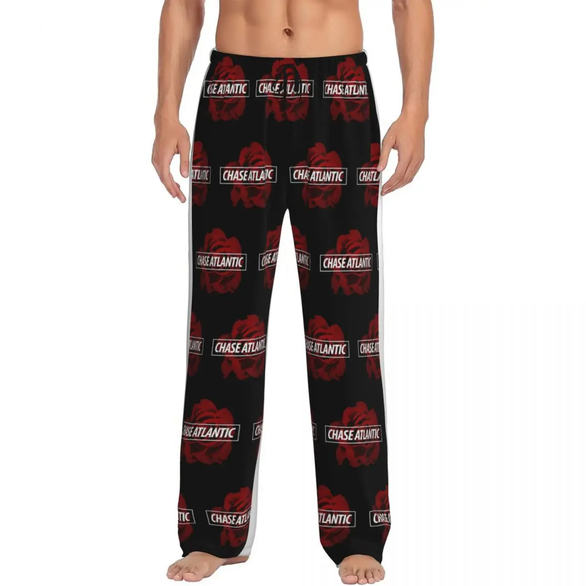 

Пижамные штаны с логотипом Chase Atlantic Rose на заказ, мужская одежда для сна, штаны для сна с карманами