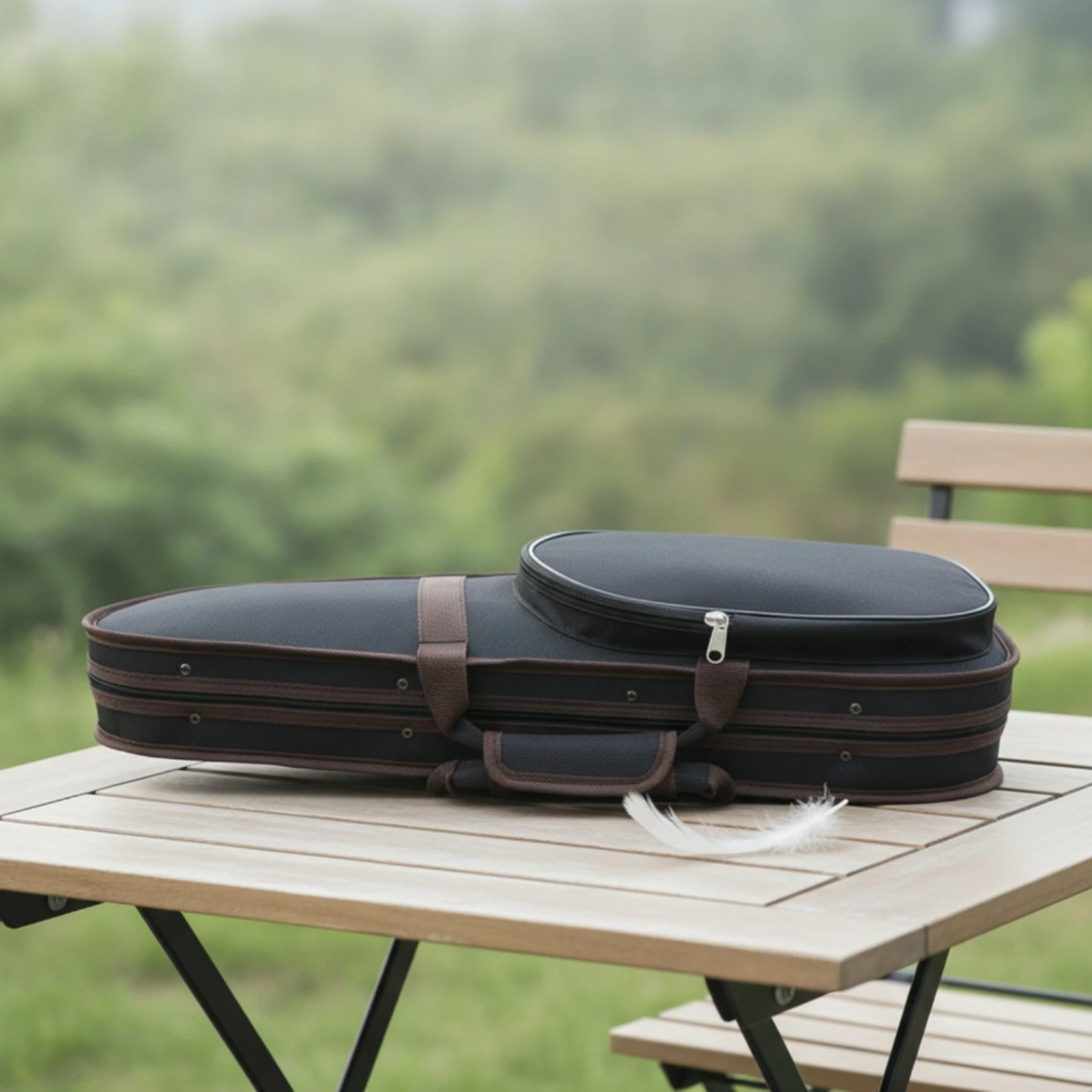 4/4 Violin Case Padded Violin Case with Backpack Straps Luggage Travel-Ready Portable for Musicians, Rehearsals, Daily Commute