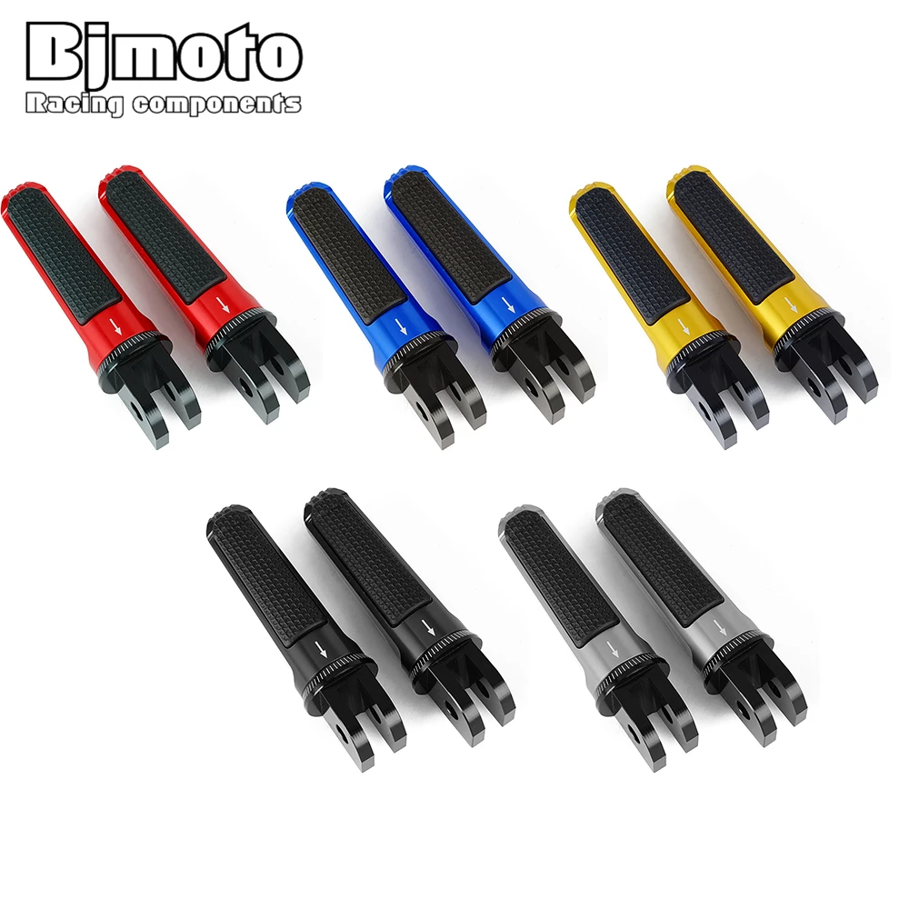 Motorcycle Front Foot Pegs Rider Pedal Footrest For TRIUMPH BONNEVILLE T100/T120 BOBBER DAYTONA 675 R SPEED TRIPLE R TWIN